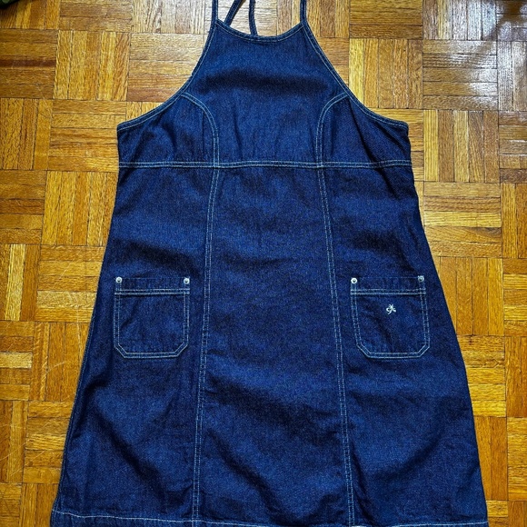 the perfect vintage summer denim dress - Picture 1 of 4
